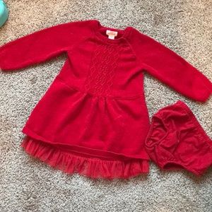 Red Christmas dress
